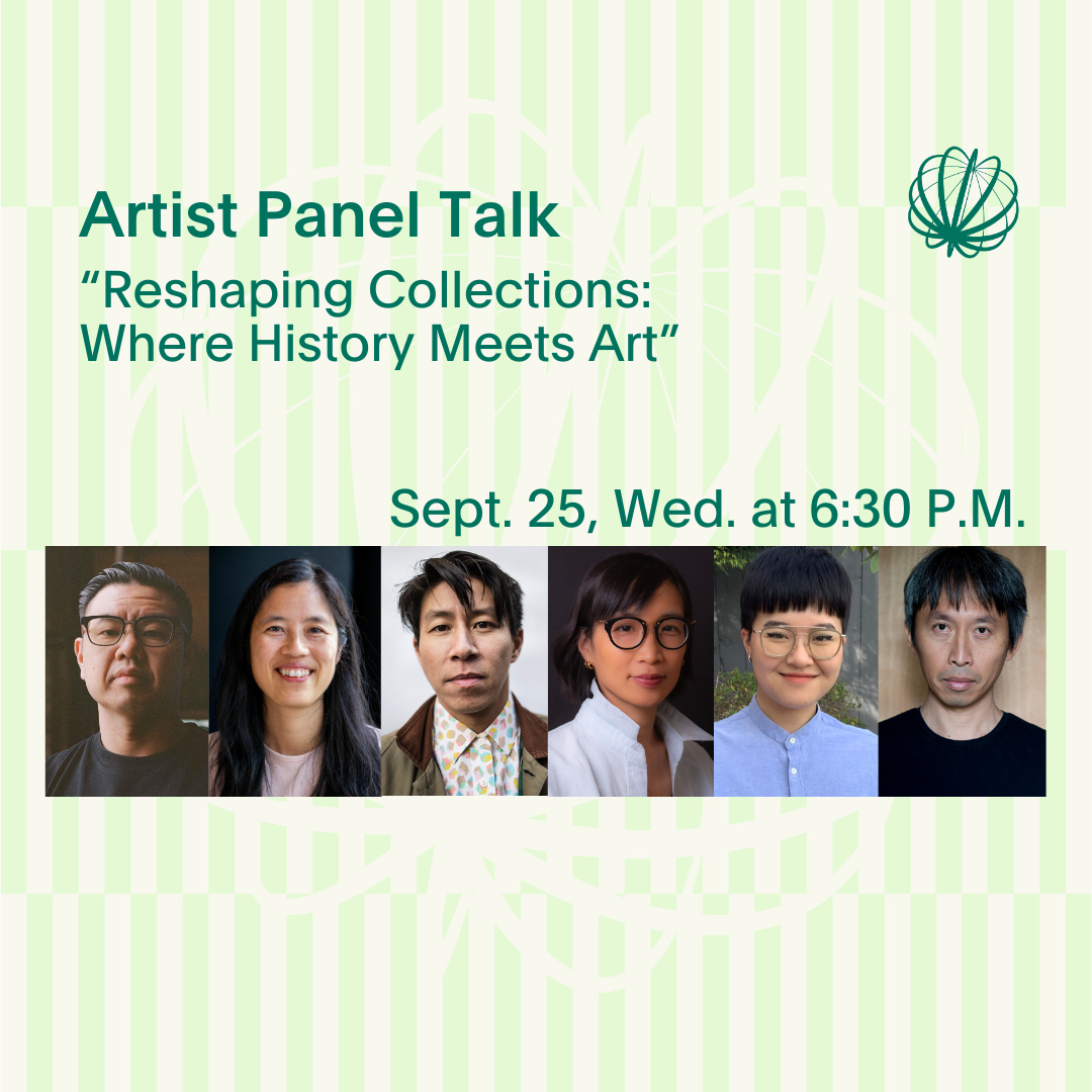 Reshaping Collections artist talk panel graphic