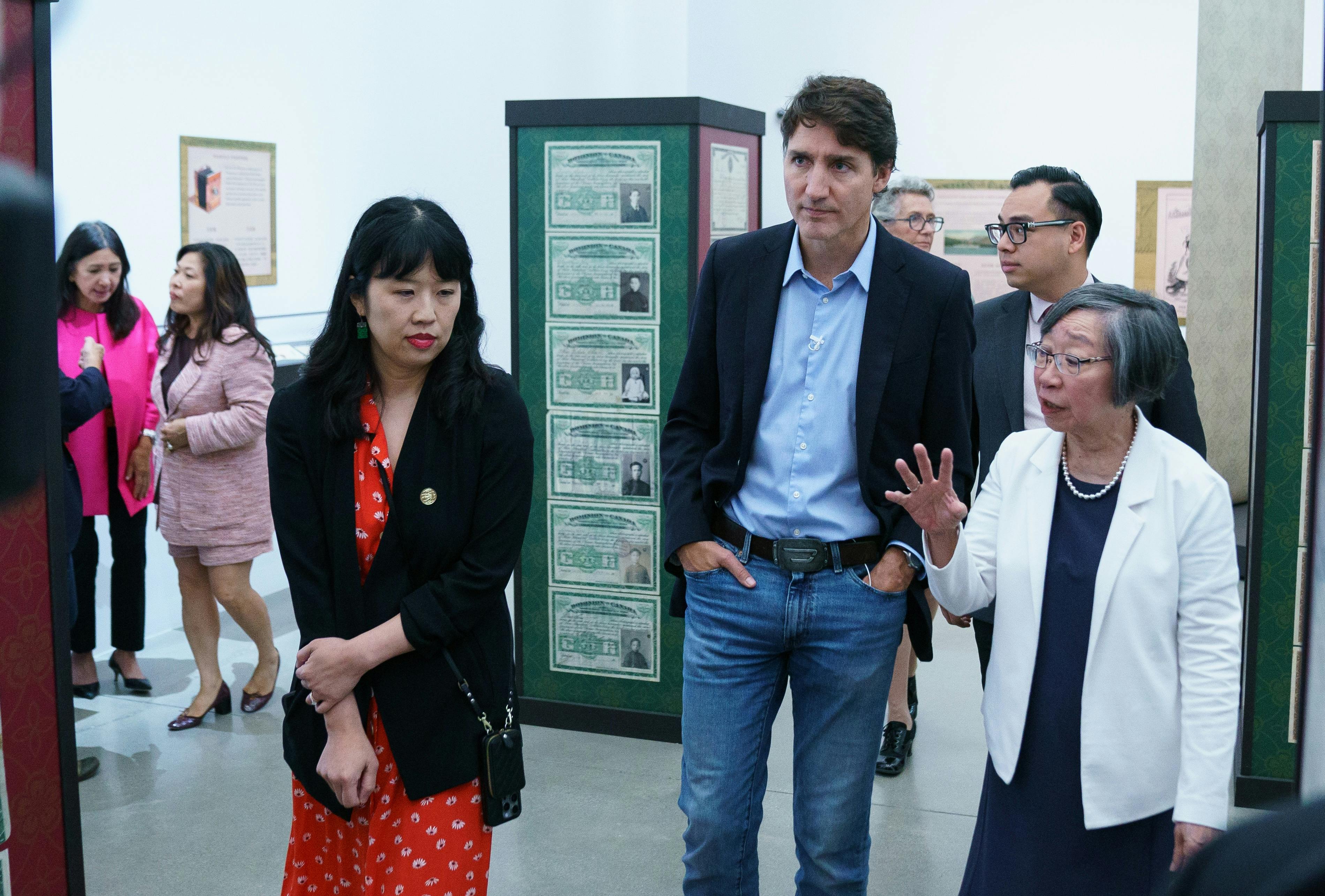 Prime Minister Trudeau in Chinese Canadian Museum