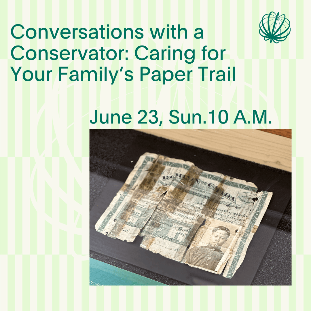 Conversations with a Conservator: Caring for Your Family’s Paper Trail | Vancouver